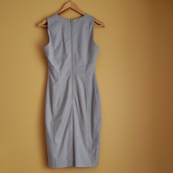 Modern Grey Shift Dress - Picture 3 of 7